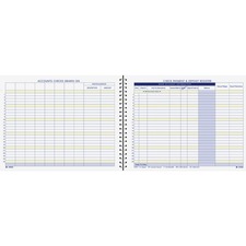 Tops ABF AFR60 Adams Check Payment  Deposit Register - 96 Sheet(s) - 1