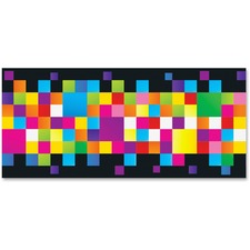 Trend TEP 85342 Trend Pixels Bolder Borders - Pixels - Precut, Durable