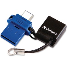 Verbatim 99154 32gb Store 'n' Go Dual Usb 3.0 Flash Drive For Usb-ctra