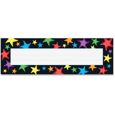 Trend TEP 69040 Trend Gel Star Desktop Nameplate - Gel Star - 2.88 Hei