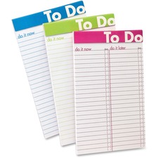 Tops TOP 20002 Ampad To Do List Notepad - 50 Sheets - 5 X 8 - White Pa