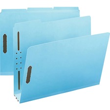 Smead PIL 15002 Smead 13 Tab Cut Letter Recycled Fastener Folder - 8 1