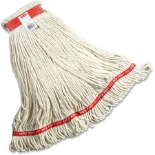 Rubbermaid RCP A11306WHCT Commercial Web Foot Wet Mop - Yarn, Cotton, 