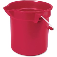 Rubbermaid RCP 296300RDCT Commercial Brute 10-quart Utility Bucket - 1