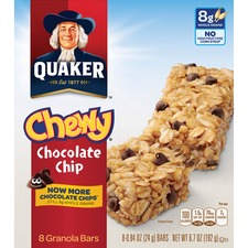 Quaker QKR 31182 Quaker Oats Chocolate Chip Chewy Granola Bars - Indiv