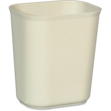 Rubbermaid RCP 254100BEIG Commercial Fire-resistant 14 Qt Wastebasket 