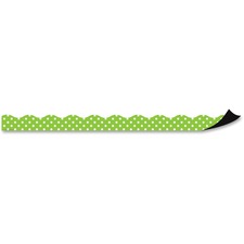 Teacher TCR 77123 Limepolka Dots Magnet Border - Learning Themesubject