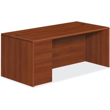 Hon H10788L.COGNCOGN Hon 10700 Series Left-pedestal Desk - 72 X 36 X 2