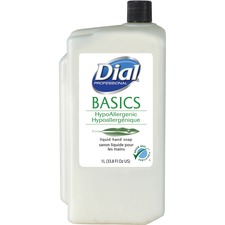 Dial DIA 06046 Basics Liquid Hand Soap, Fresh Floral, 1000ml Refill, 8