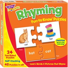 Trend TEP 36009 Trend Rhyming Puzzle Set - 3+48 Piece