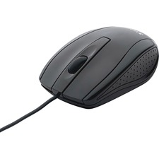 Verbatim 98106 Corded Notebook Optical Mouse - Black - Optical - Cable