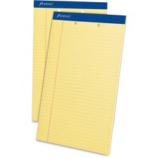 Tops TOP 20233 Ampad Perforated Ruled Pads - Legal - 50 Sheets - Stapl