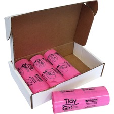 Stout STO TGUF Tidy Girl Feminine Hygiene Disposable Bags - 7.25 Width