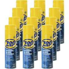 Zep ZPE ZUFGC19CT Zep Foaming Glass Cleaner - Foam Spray - 19 Fl Oz (0