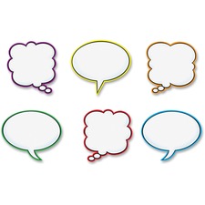 Trend TEP 10928 Trend Speech Balloons Classic Accents Set - Precut, Du