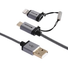 Verbatim 99217 Sync  Charge Microusb Cable With Lightning Adapter - 47