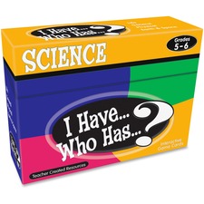 Teacher TCR 7859 Grades 5-6 I Have Who Has Science Game - Educational 