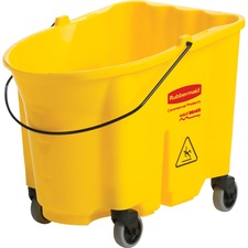 Rubbermaid RCP 757088YE Commercial Wavebrake 35 Qt Mop Bucket - 35 Qua