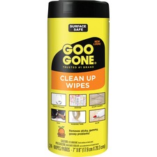 Weiman 2000EA Goo Gone Tough Task Wipes - Wipe - 24  Canister - 1 Each