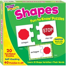 Trend TEP 36008 Trend Shapes Puzzle Set - 3+40 Piece