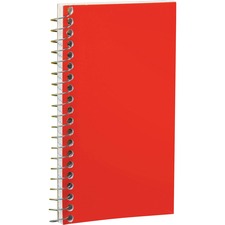 Tops TOP 25095 Ampad Sidebound Memo Book - 50 Sheets - Wire Bound - 5 