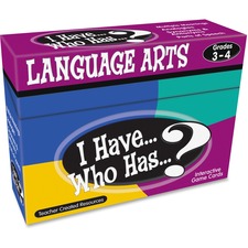 Teacher TCR 7816 Grade 3-4 I Have Language Arts Game - Educational - 1