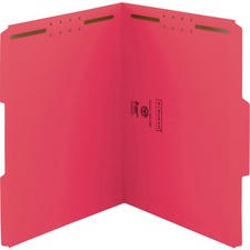 Smead SMD 12741 Smead 13 Tab Cut Letter Recycled Fastener Folder - 8 1