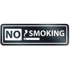 U. USS 9432 Headline No Smoking Window Sign - 1 Each - No Smoking Prin