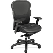 Hon BSX VL701SB11 Hon Wave Mesh High-back Task Chair - Black Leather S