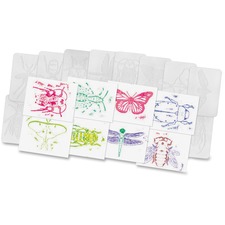 Roylco RYL R5803 Roylco Insect Shape Rubbing Plates - Art, Craft - Rec