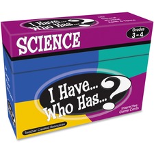 Teacher TCR 7857 Grades 2-3 I Have Who Has Science Game - Educational 