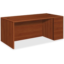 Hon H10787R.COGNCOGN Hon 10700 Series Right Pedestal Desk - 3-drawer -