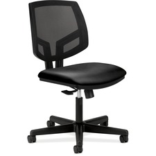 Hon HON 5711SB11T Hon Volt Mesh Back Task Chair - Black Softhread Leat