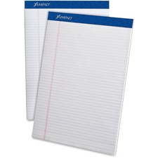 Tops TOP 20322 Ampad Perforated Ruled Pads - Letter - 50 Sheets - Stap