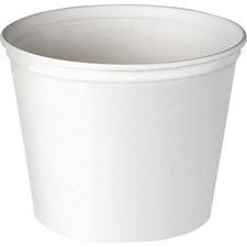 Solo SCC 10T1UU Solo Double Wrapped Paper Bucket - - Paper, Plastic - 