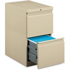 Hon BSX HBMP2FL Hon Pedestal File, 20d - 2-drawer - 20 X 15 X 28 - 2 X