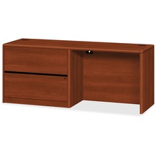 Hon HON 10748LCO Hon 10700 Series Left-pedestal Credenza - 72 X 24 X 2