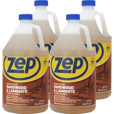 Zep ZPE ZUHLF128CT Zep Hardwood  Laminate Floor Cleaner - Liquid - 128