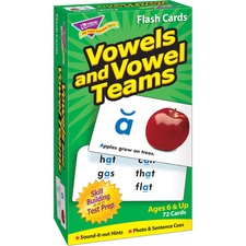 Trend TEP 53008 Trend Vowels And Vowel Teams Flash Cards - Themesubjec