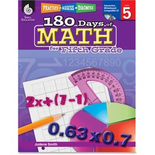 Shell SHL 50808 Education 18 Days Of Math For 5th Grade Book Printedel