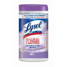 Reckitt RAC 89347CT Lysol Early Morning Breeze Disinfecting Wipes - Wi