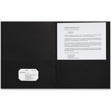 Sparco SPR 78546 Letter Pocket Folder - 8 12 X 11 - 2 Internal Pocket(