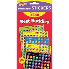 Trend TEP T46919 Trend Best Buddies Super Spots Stickers - Photo-safe,