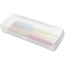 Sparco SPR 23811 Clear Mini Pencil Box - External Dimensions: 7.3 Leng