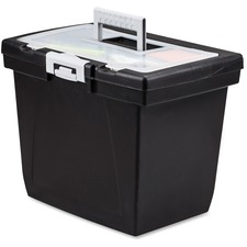 Storex STX 61522B04C Nesting Portable File Box - External Dimensions: 