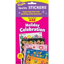 Trend TEP 63903 Trend Holiday Celebration Little Sparkler Stickers - F