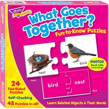 Trend TEP 36005 Trend What Goes Together Matching Puzzle Set - 3+