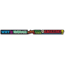 Trend TEP 25209 Trend Why Be Average Message Banner - 10 Ft Width X 0.