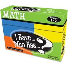 Teacher TCR 7817 12 I Have Who Has Math Game - Educational - 1 Each