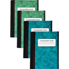 Sparco SPR 36126 Composition Books - 80 Sheets - 4.25 X 3.3 - Multi-co